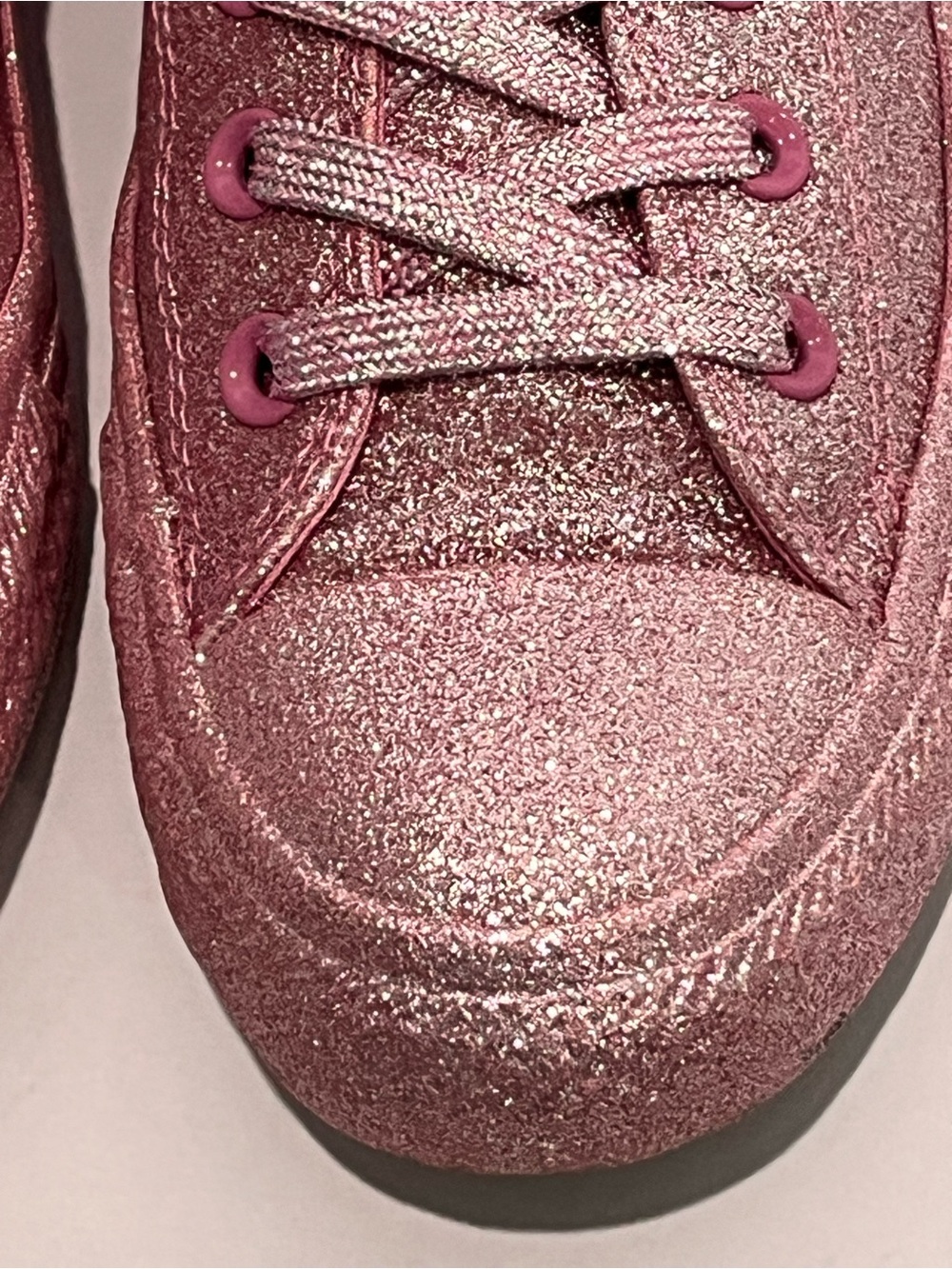 NWOB Converse Pink Glitter Chuck Taylor All Star Low Metallic Sneakers 9 - Picture 8 of 16